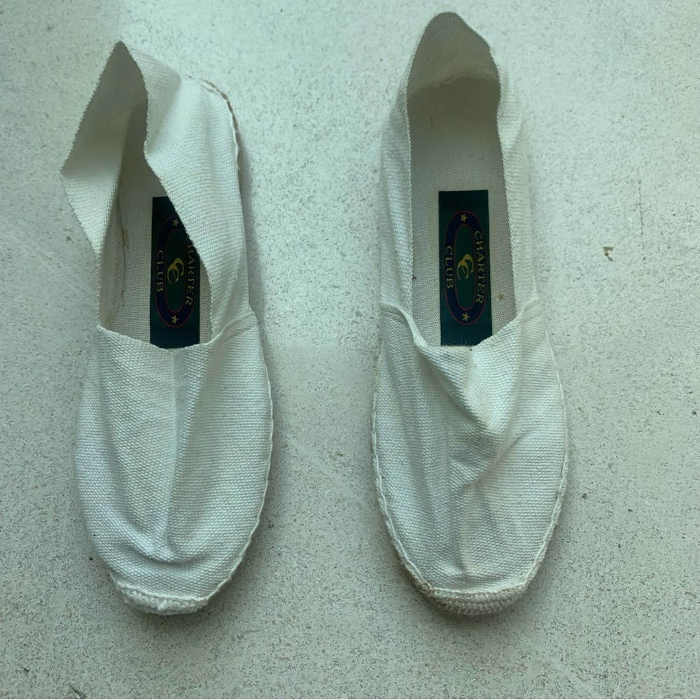 Charter Club New White Espadrilles